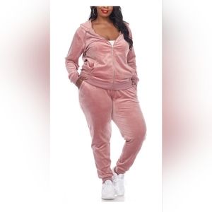 Velour Track Suit